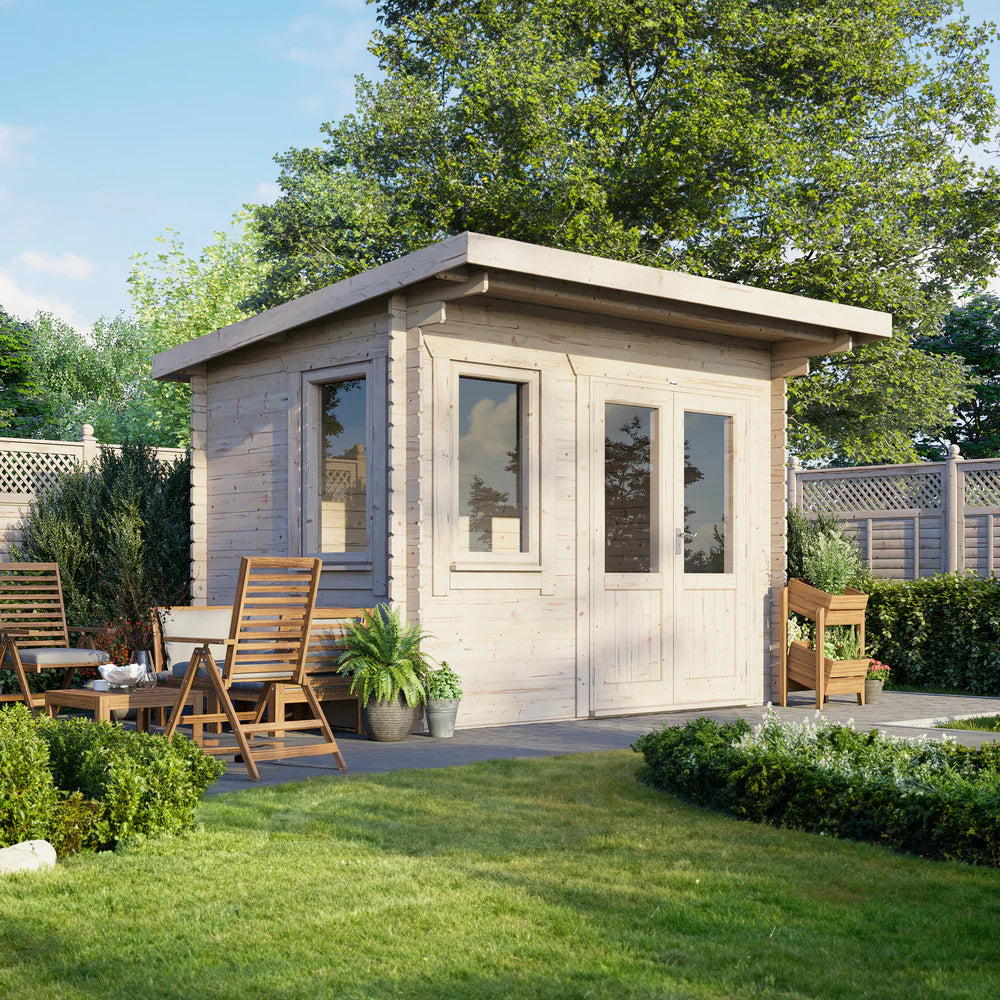Power Pent Classic Log Cabin - 44mm