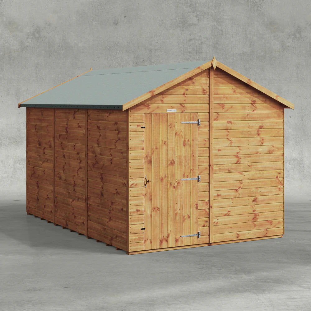 Power Shiplap Apex Shed