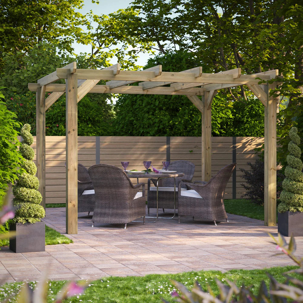 Timber Garden Pergola – Outdoor Garden Structure