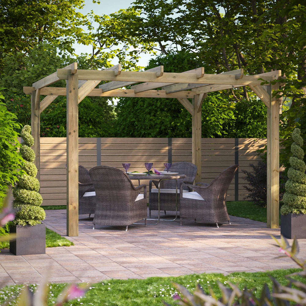 Timber Garden Pergola – Outdoor Garden Structure