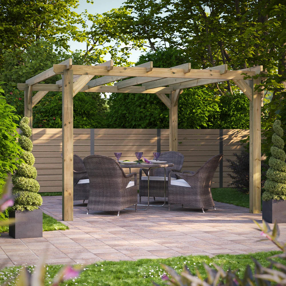 Timber Garden Pergola – Outdoor Garden Structure