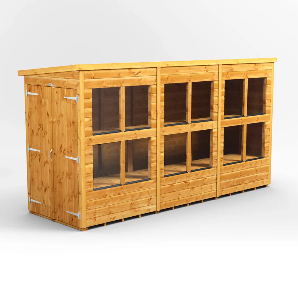 Power Pent Potting Shed