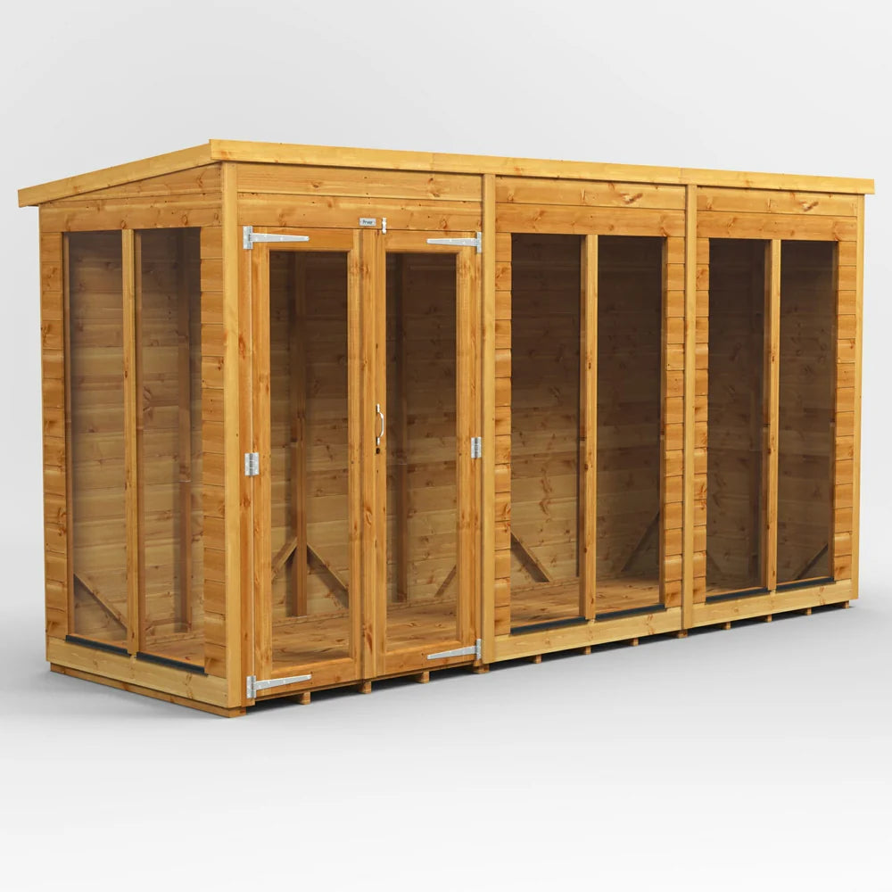 Power Pent Summerhouse Shed