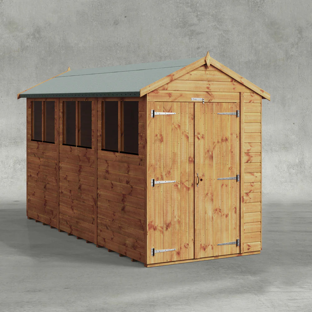 Power Shiplap Apex Shed