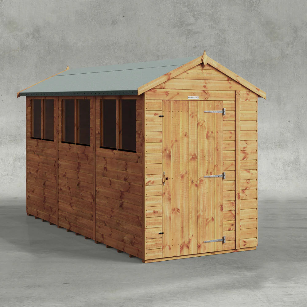 Power Shiplap Apex Shed