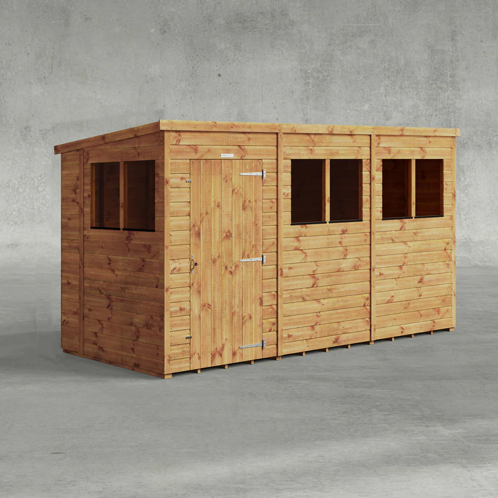 Power Shiplap Pent Sheds