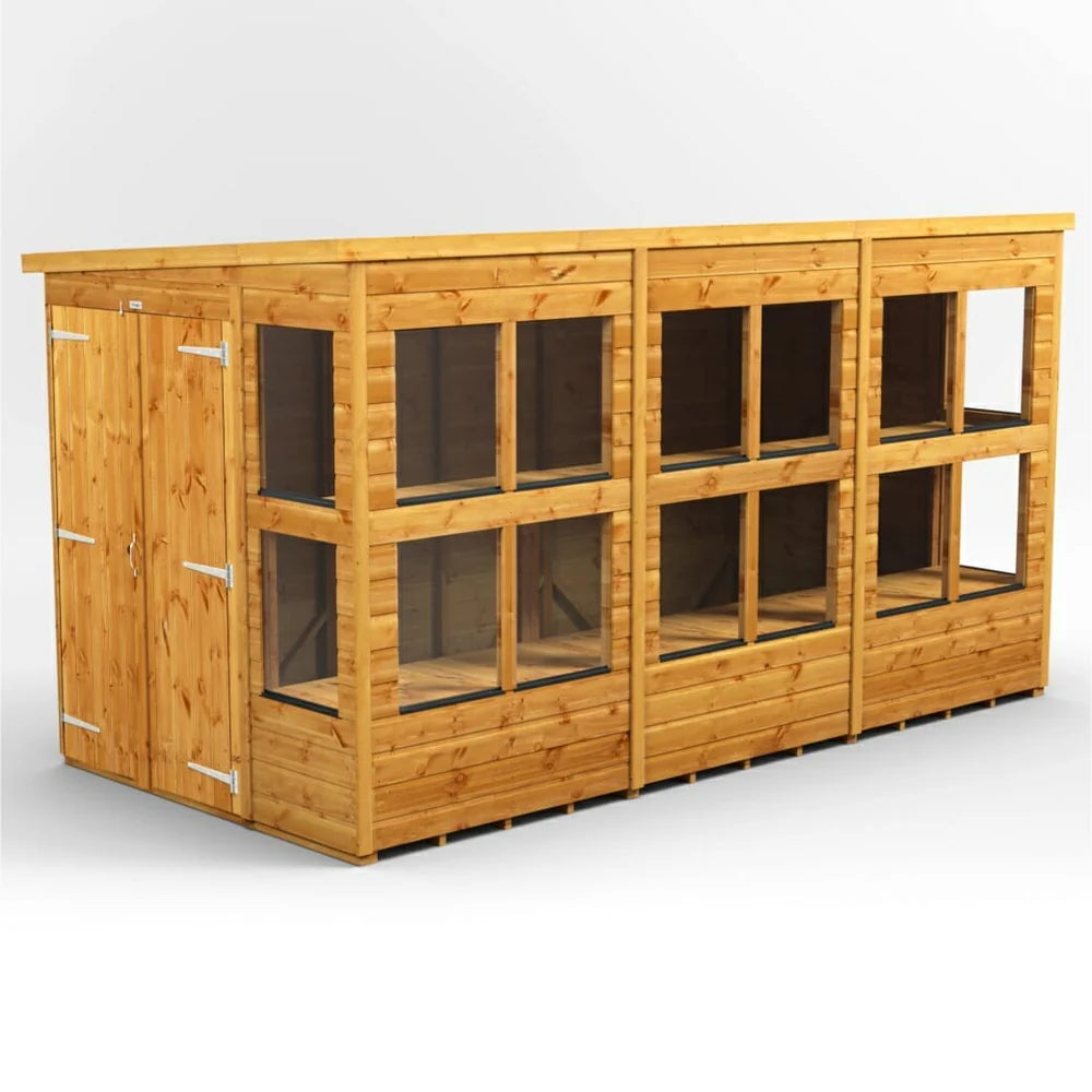 Power Pent Potting Shed