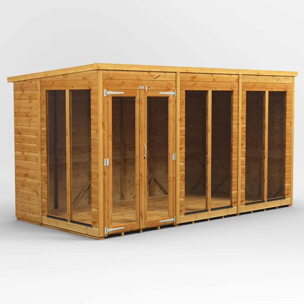 Power Pent Summerhouse Shed