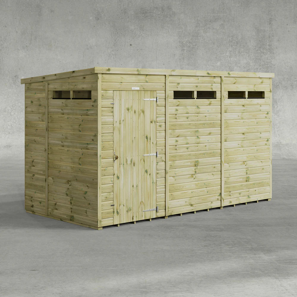 Premium Security Pent Shed for Sale in  Ireland
