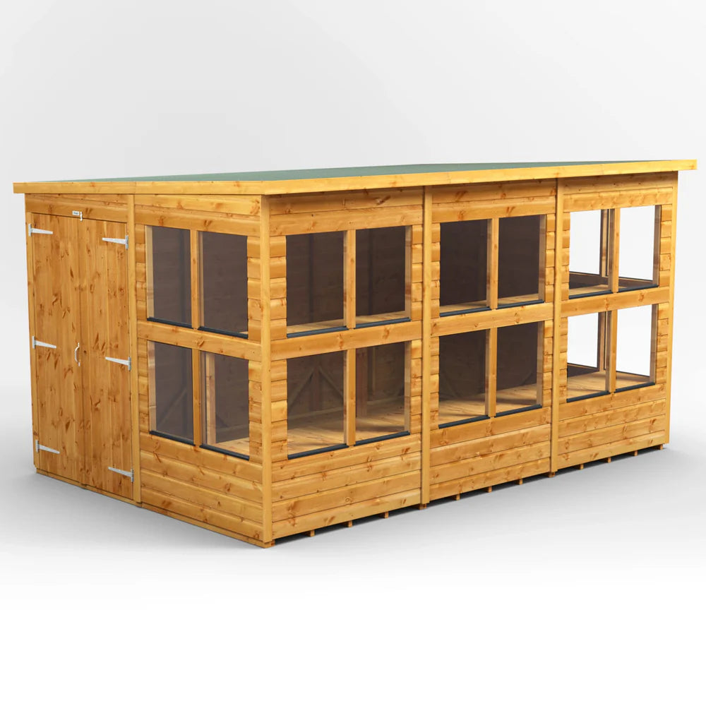 Power Pent Potting Shed