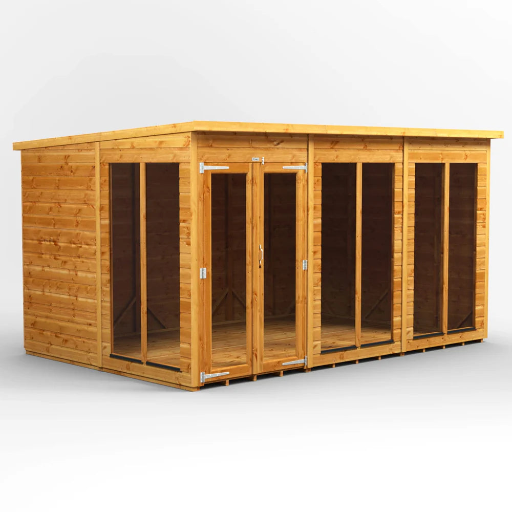 Power Pent Summerhouse Shed
