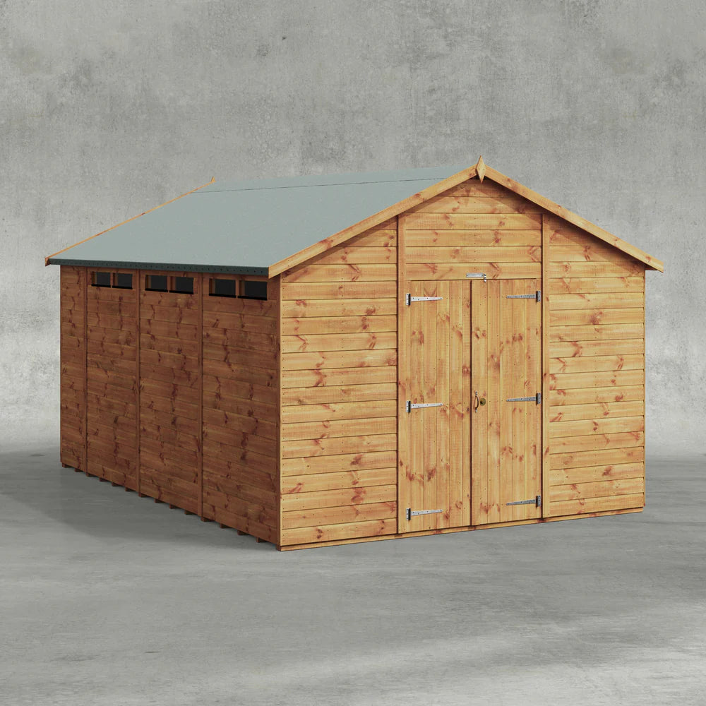 Power Security Apex Shed