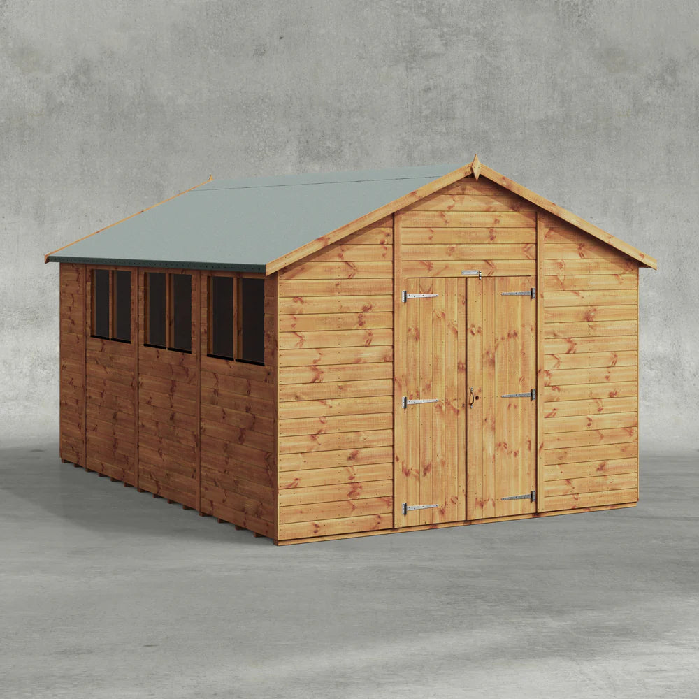 Power Shiplap Apex Shed