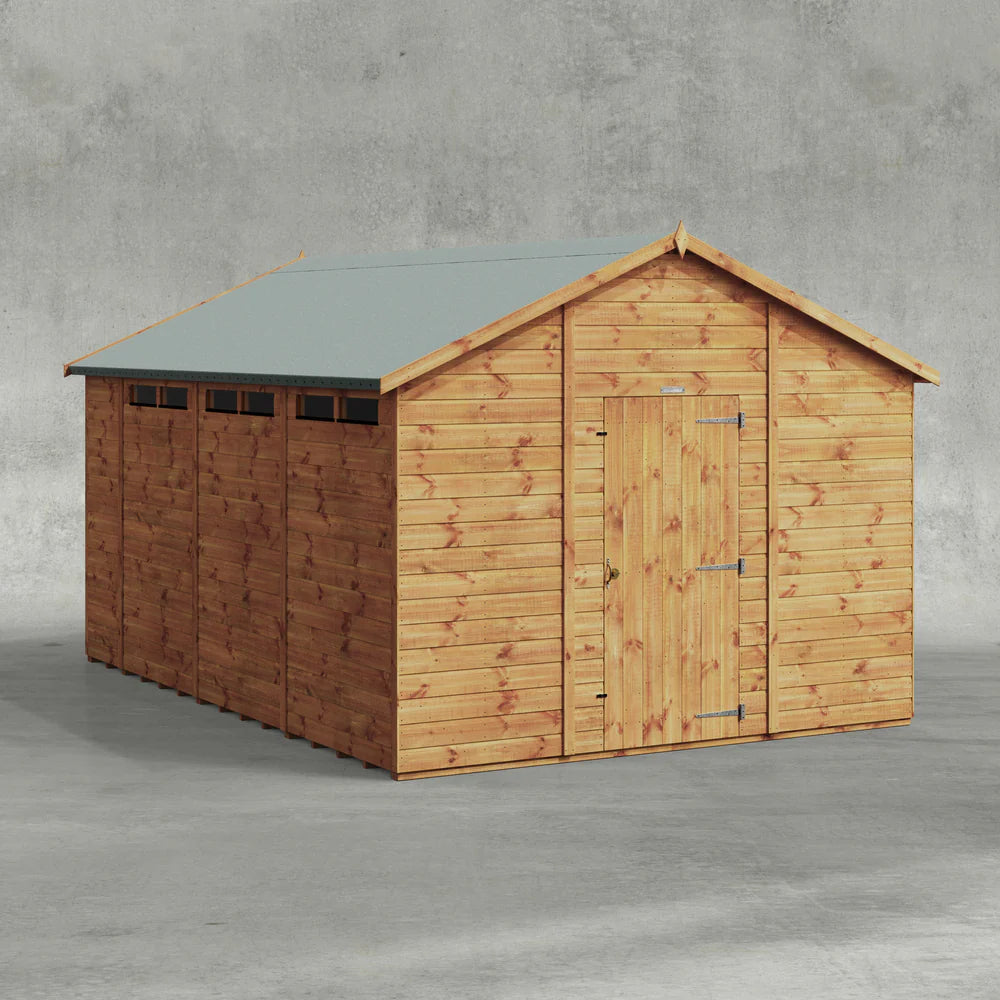 Power Security Apex Shed