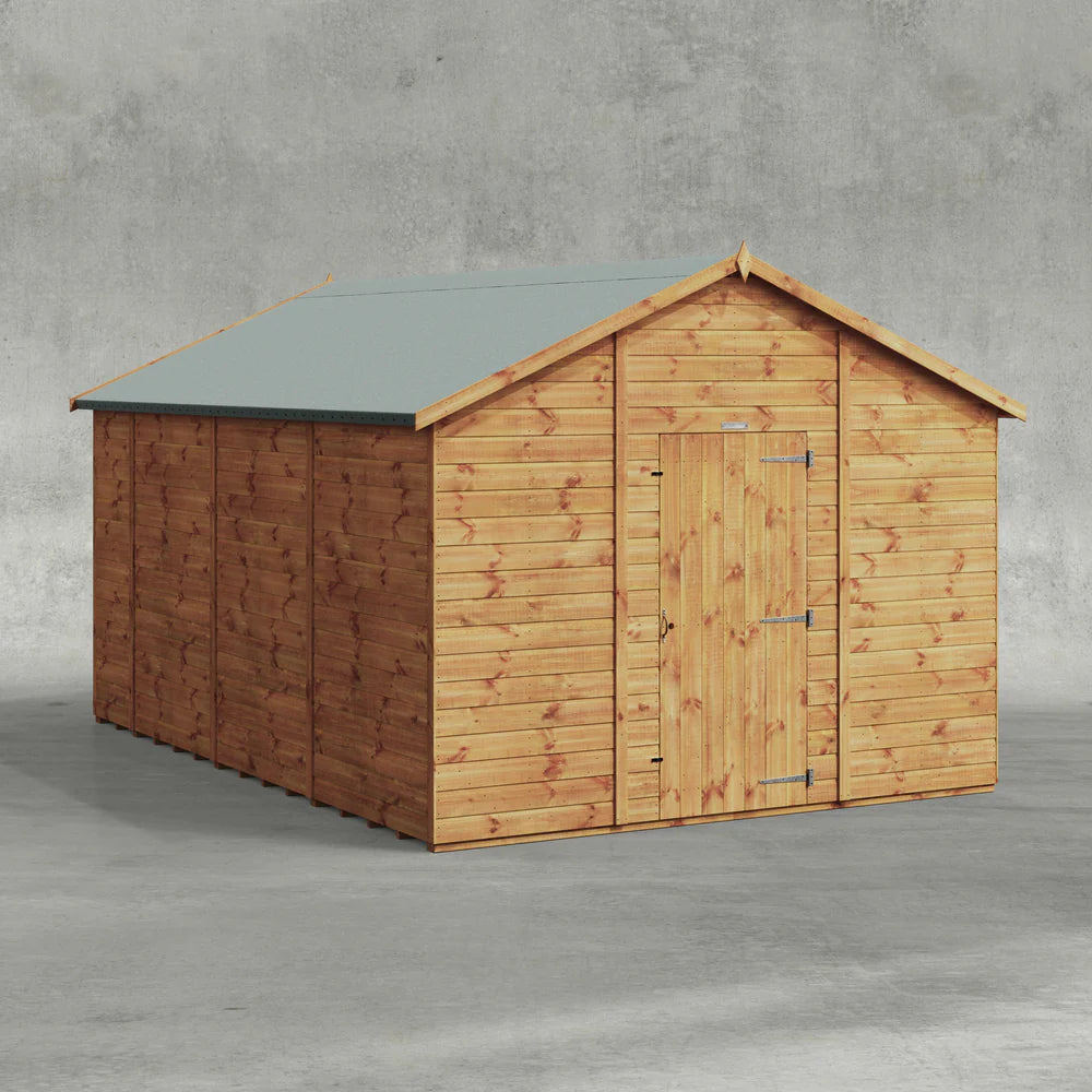 Power Shiplap Apex Shed