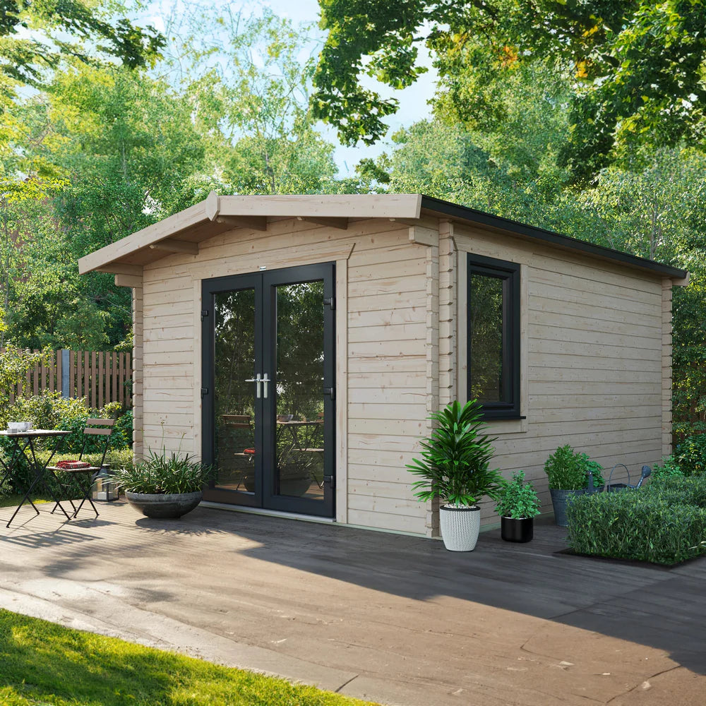 Power Chalet Log Cabin - 28mm