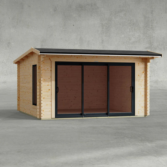 Apex Aluminium Log Cabin - 44mm