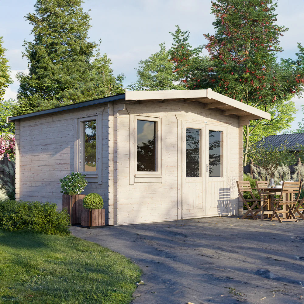 Power Chalet Classic Log Cabin - 44mm