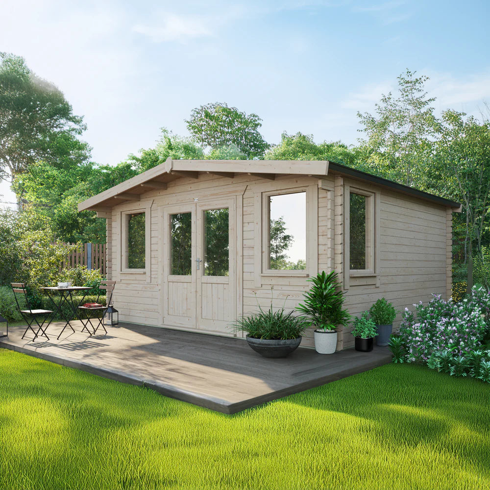 Power Chalet Classic Log Cabin - 44mm
