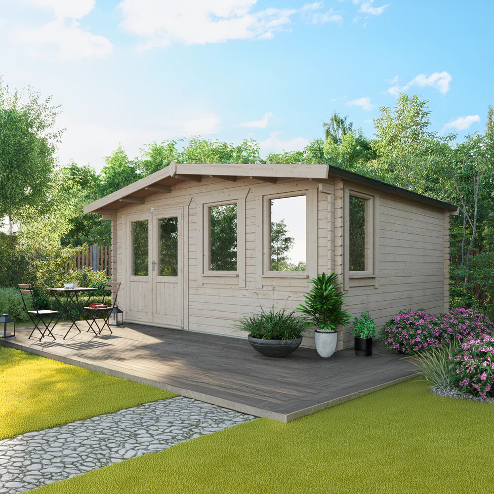Power Chalet Classic Log Cabin - 44mm