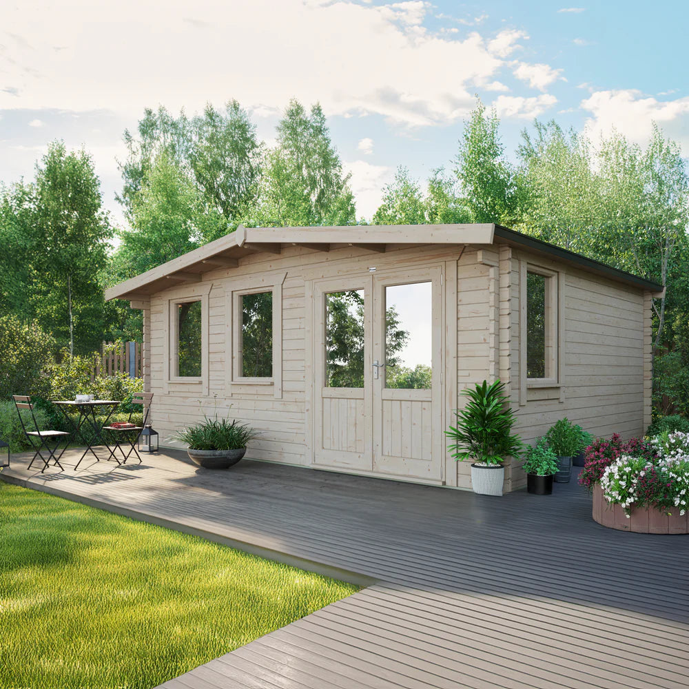 Power Chalet Classic Log Cabin - 44mm