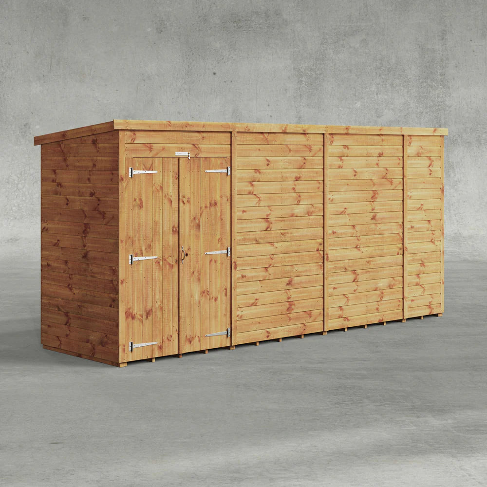 Power Shiplap Pent Sheds
