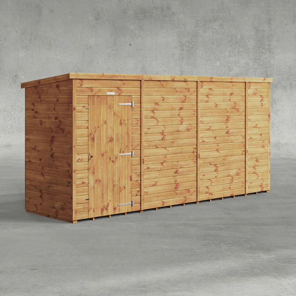 Power Shiplap Pent Sheds
