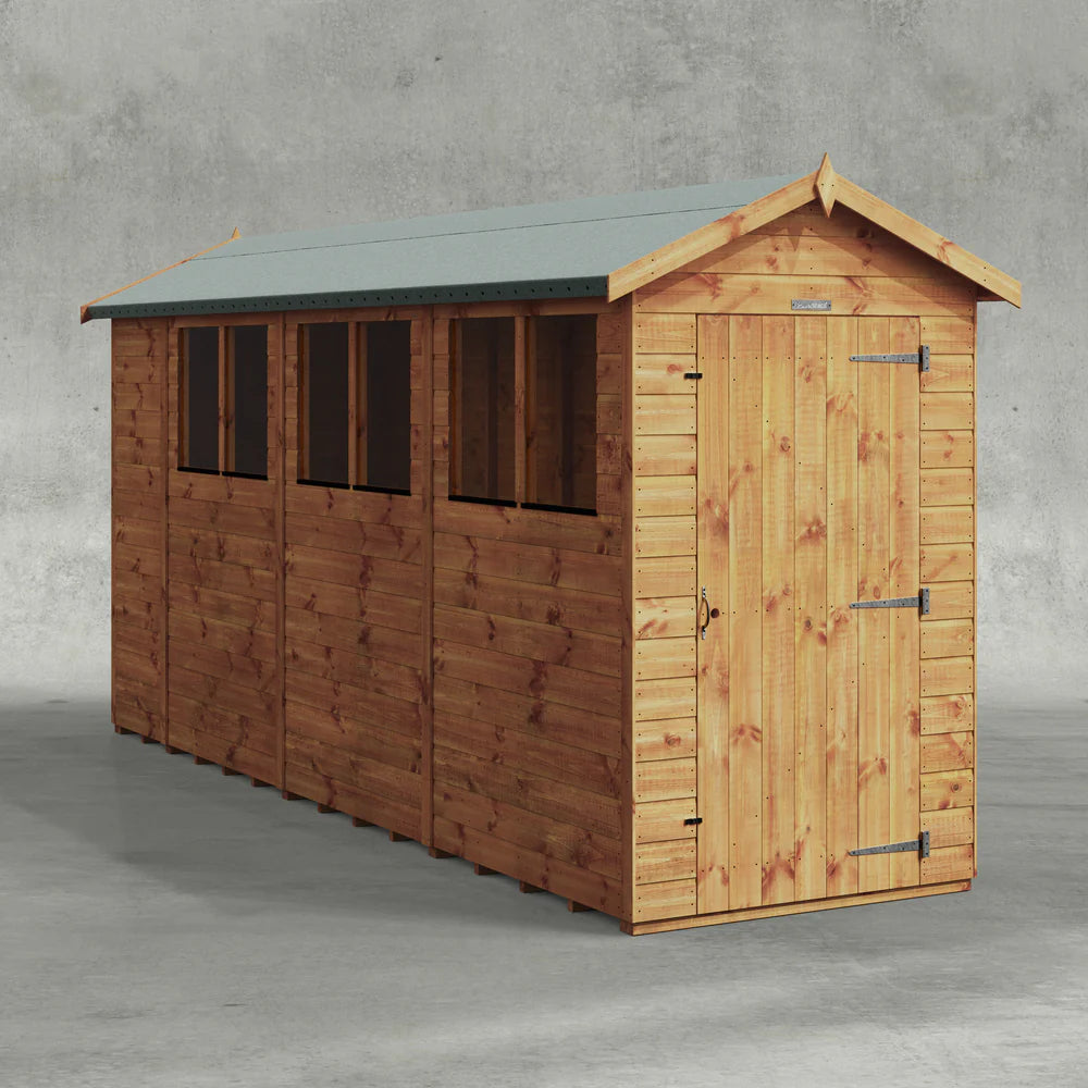 Power Shiplap Apex Shed