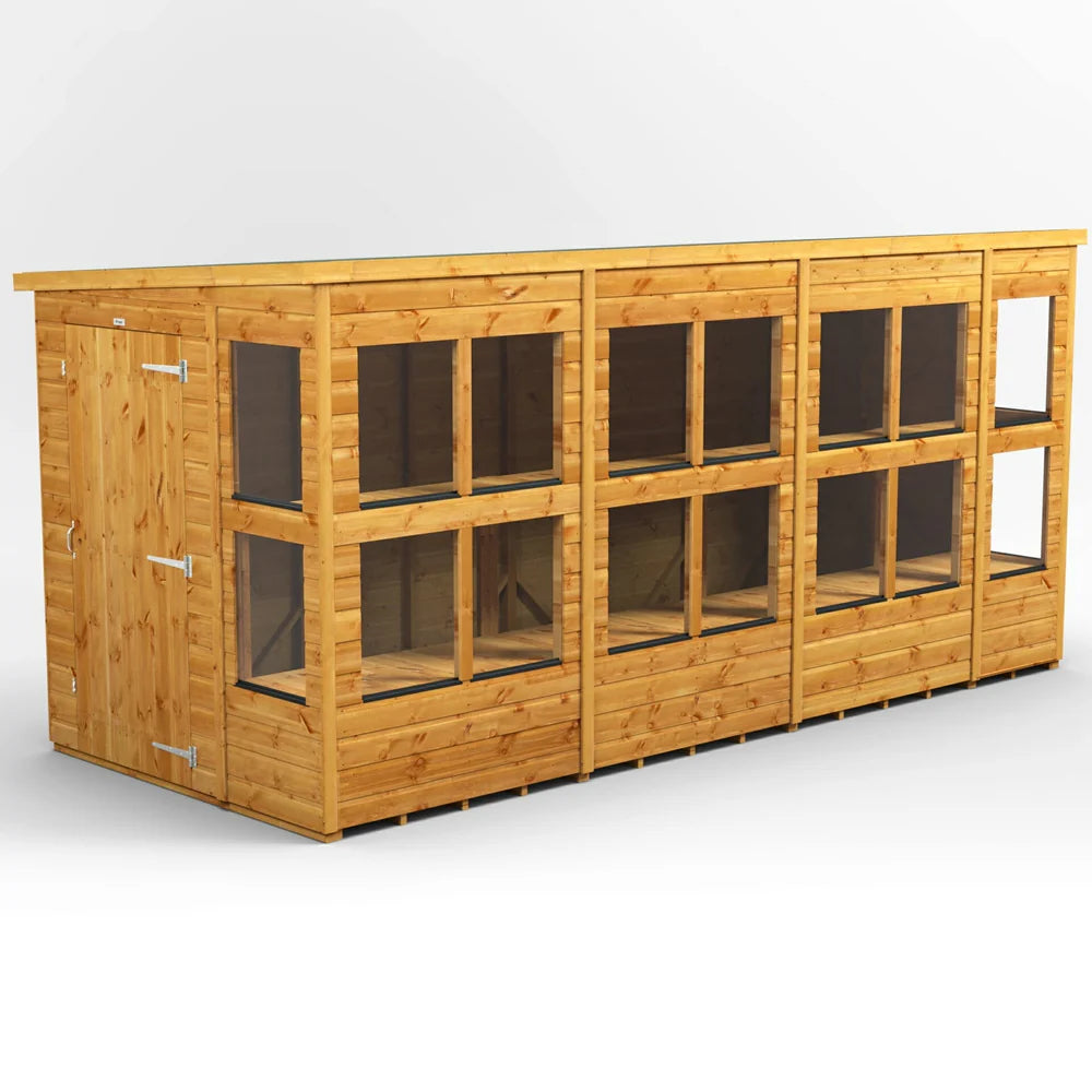 Power Pent Potting Shed