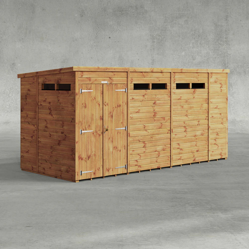 Power Security Pent Shed