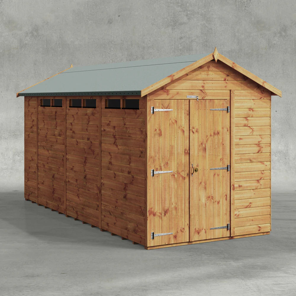 Power Security Apex Shed