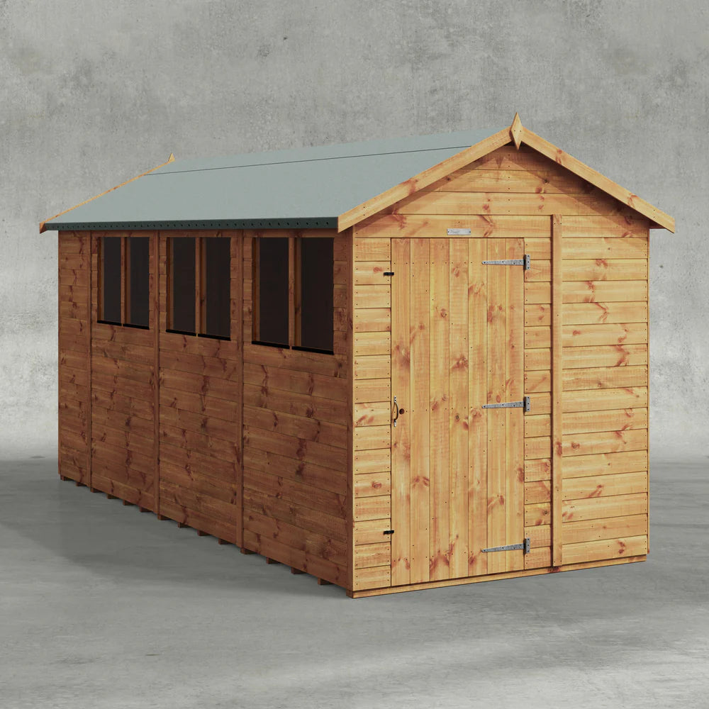 Power Shiplap Apex Shed