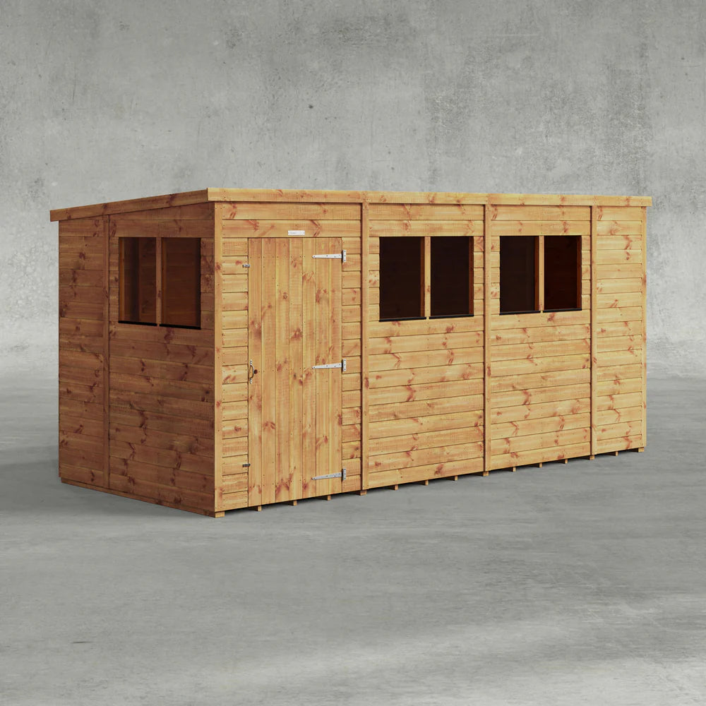 Power Shiplap Pent Sheds