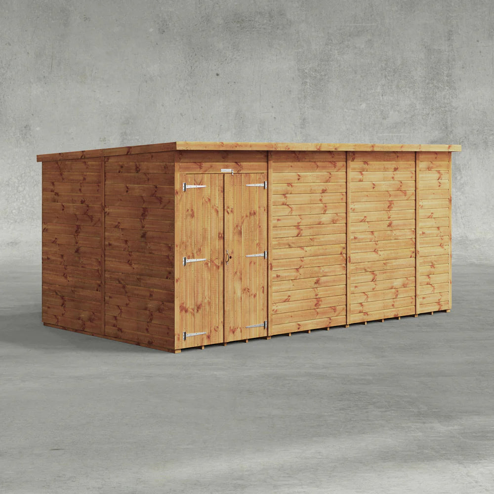 Power Shiplap Pent Sheds