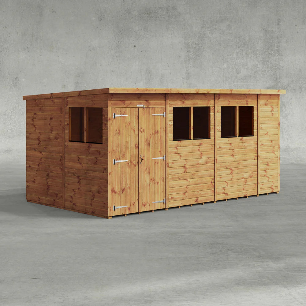 Power Shiplap Pent Sheds