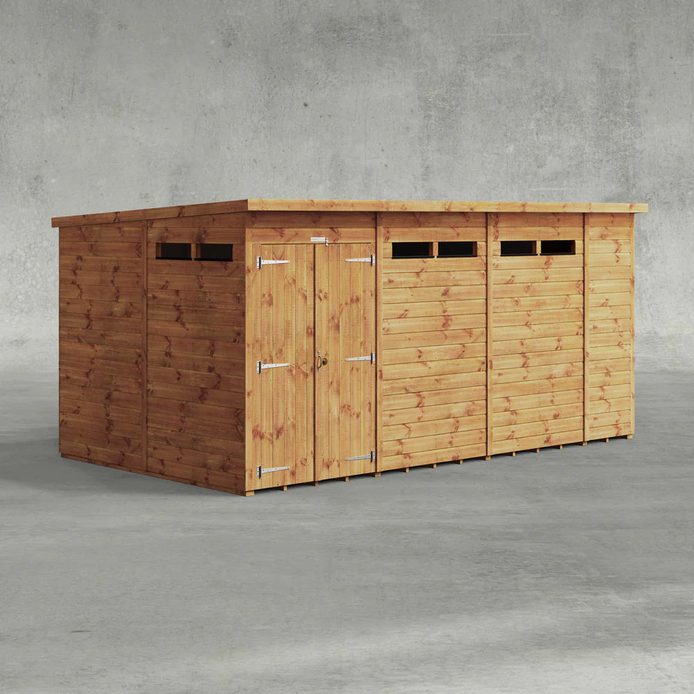 Power Security Pent Shed