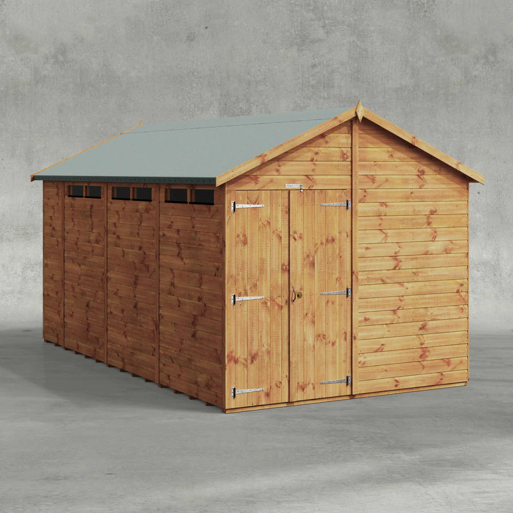 Power Security Apex Shed