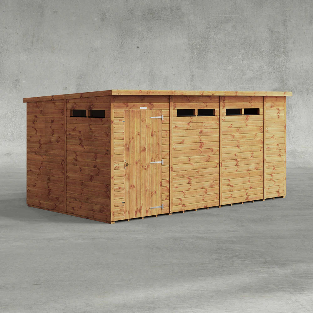 Power Security Pent Shed