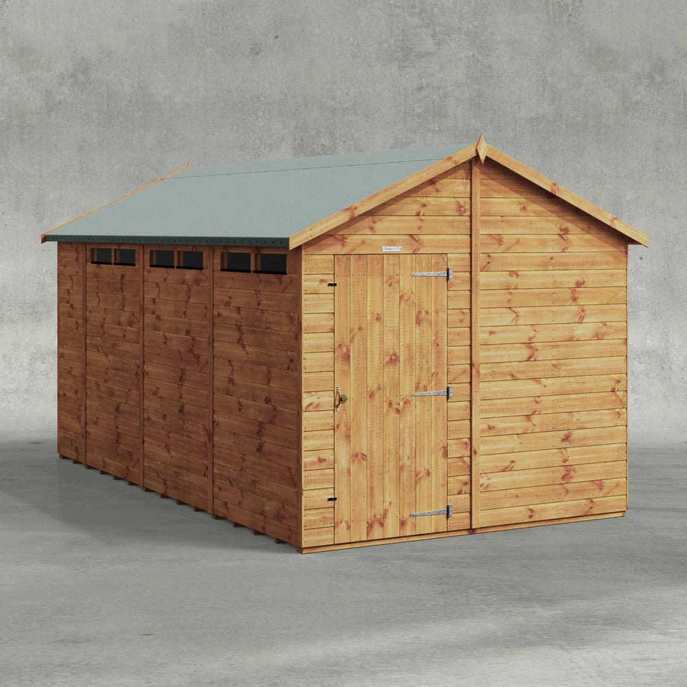 Power Security Apex Shed