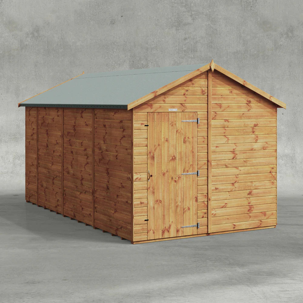Power Shiplap Apex Shed