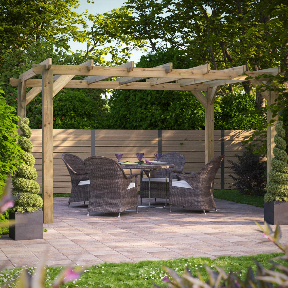 Timber Garden Pergola – Outdoor Garden Structure