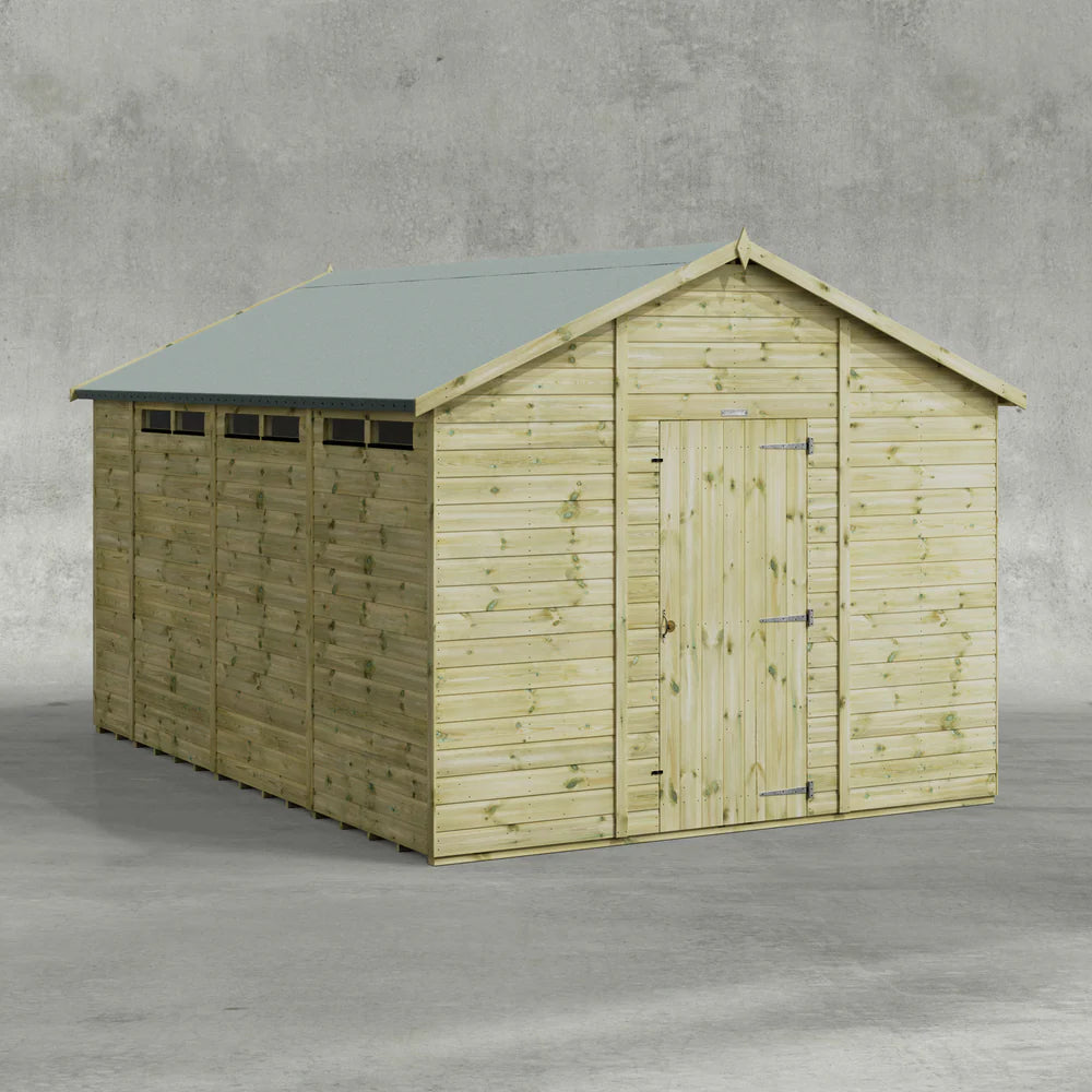 Premium Security Apex Shed for Sale in  Ireland