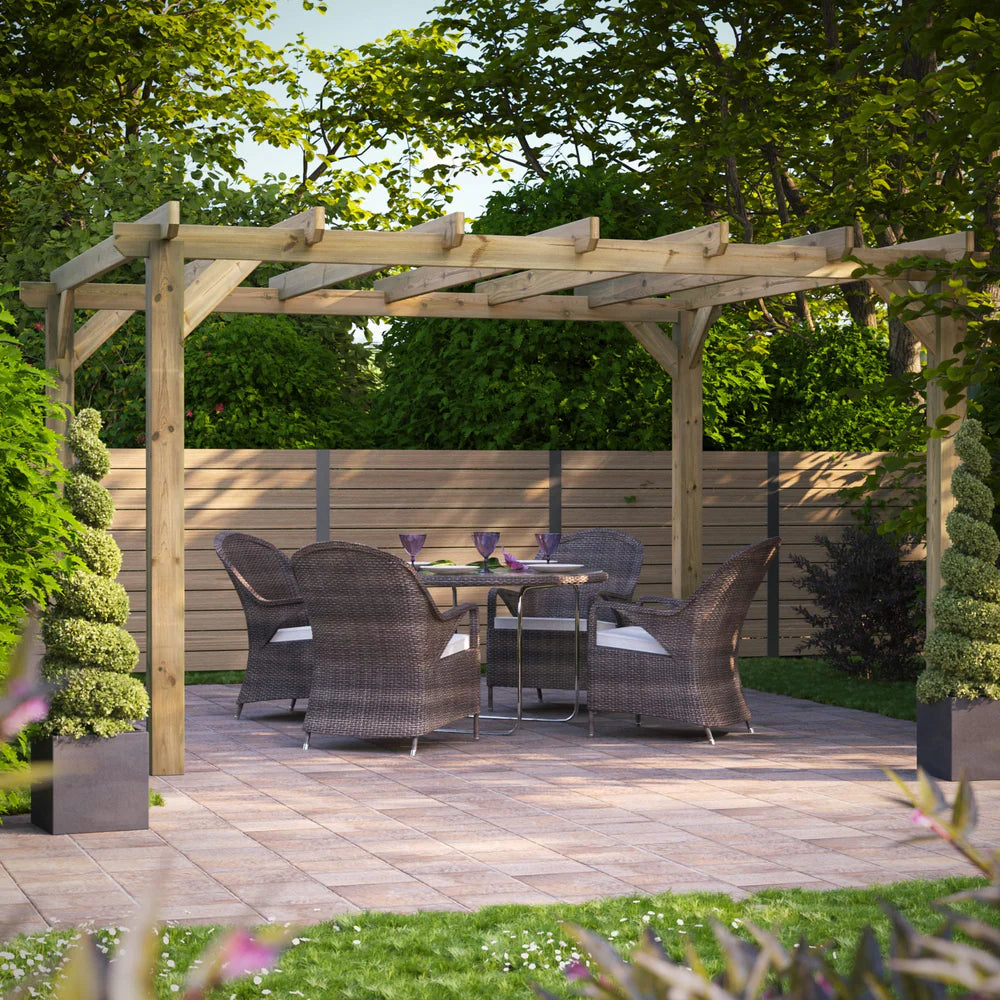 Timber Garden Pergola – Outdoor Garden Structure