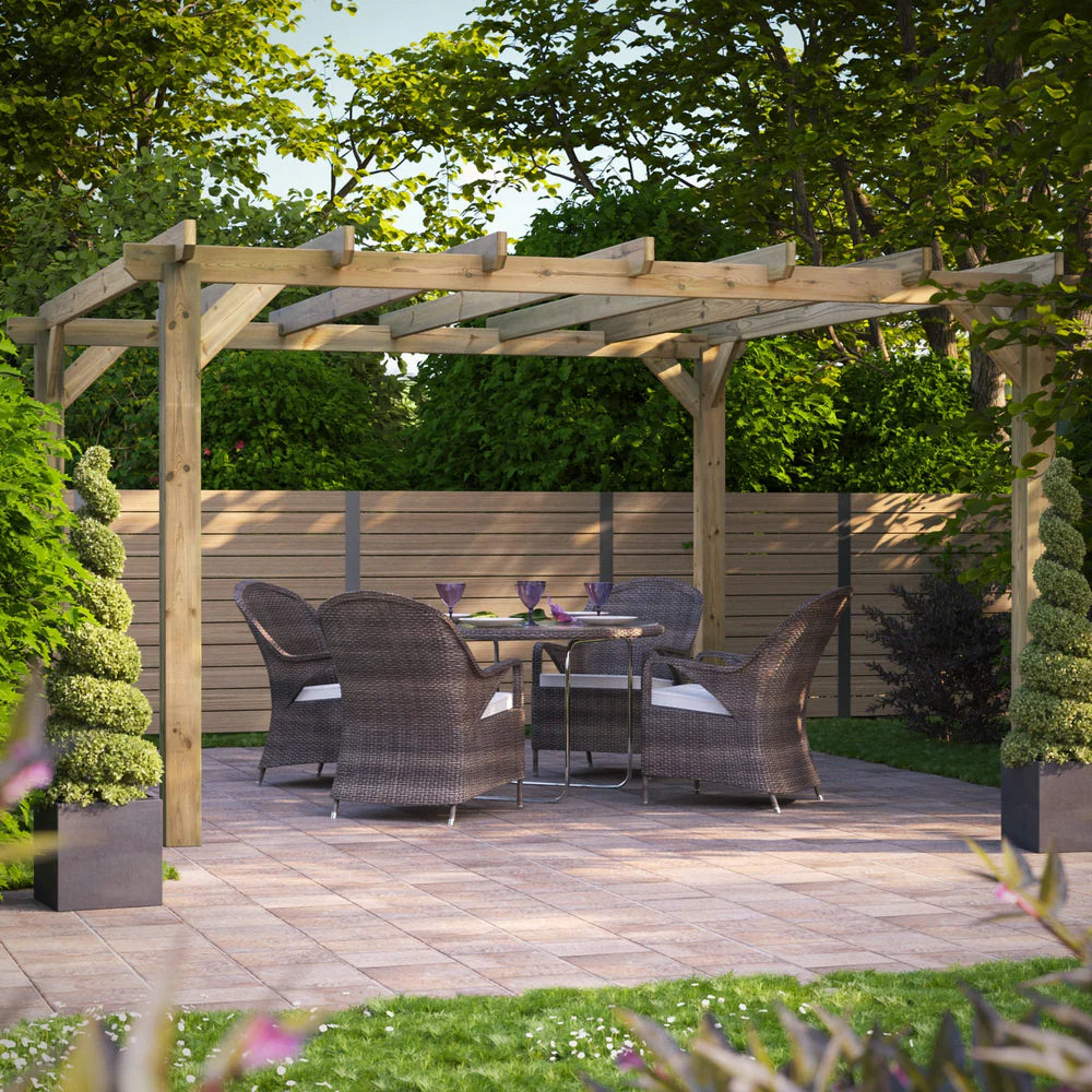 Timber Garden Pergola – Outdoor Garden Structure