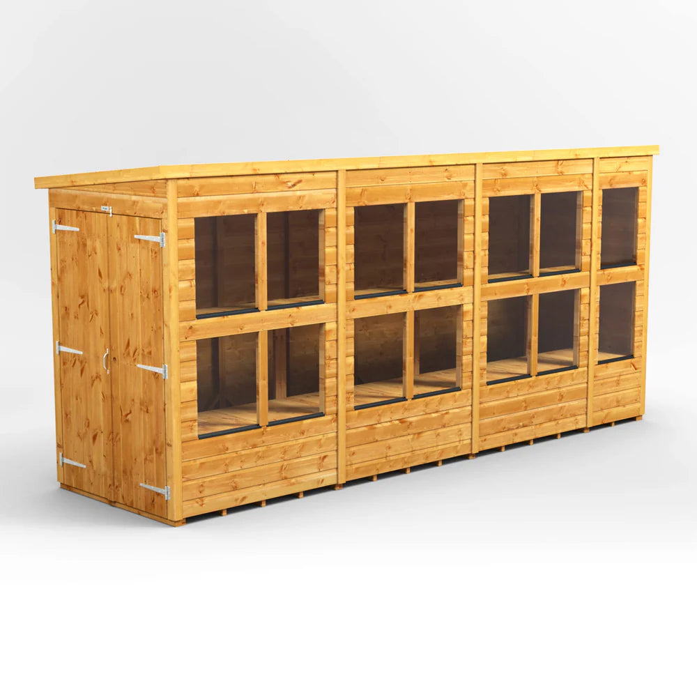 Power Pent Potting Shed