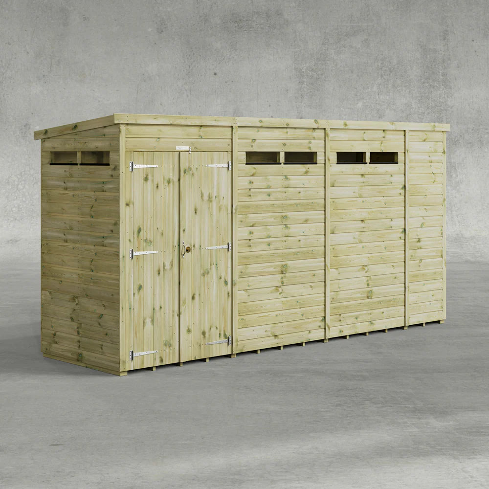 Premium Security Pent Shed for Sale in  Ireland
