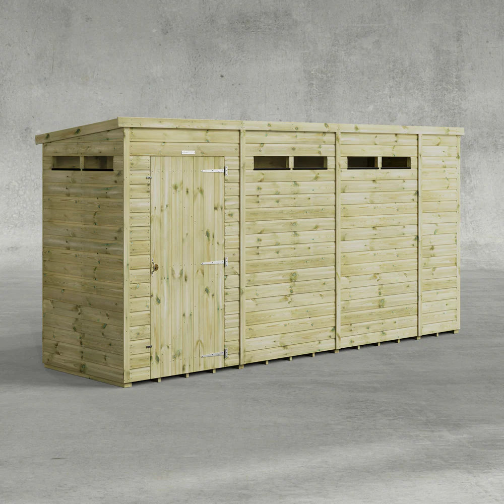 Premium Security Pent Shed for Sale in  Ireland