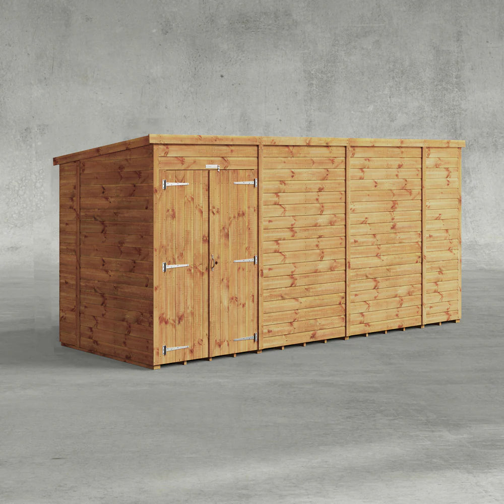 Power Shiplap Pent Sheds