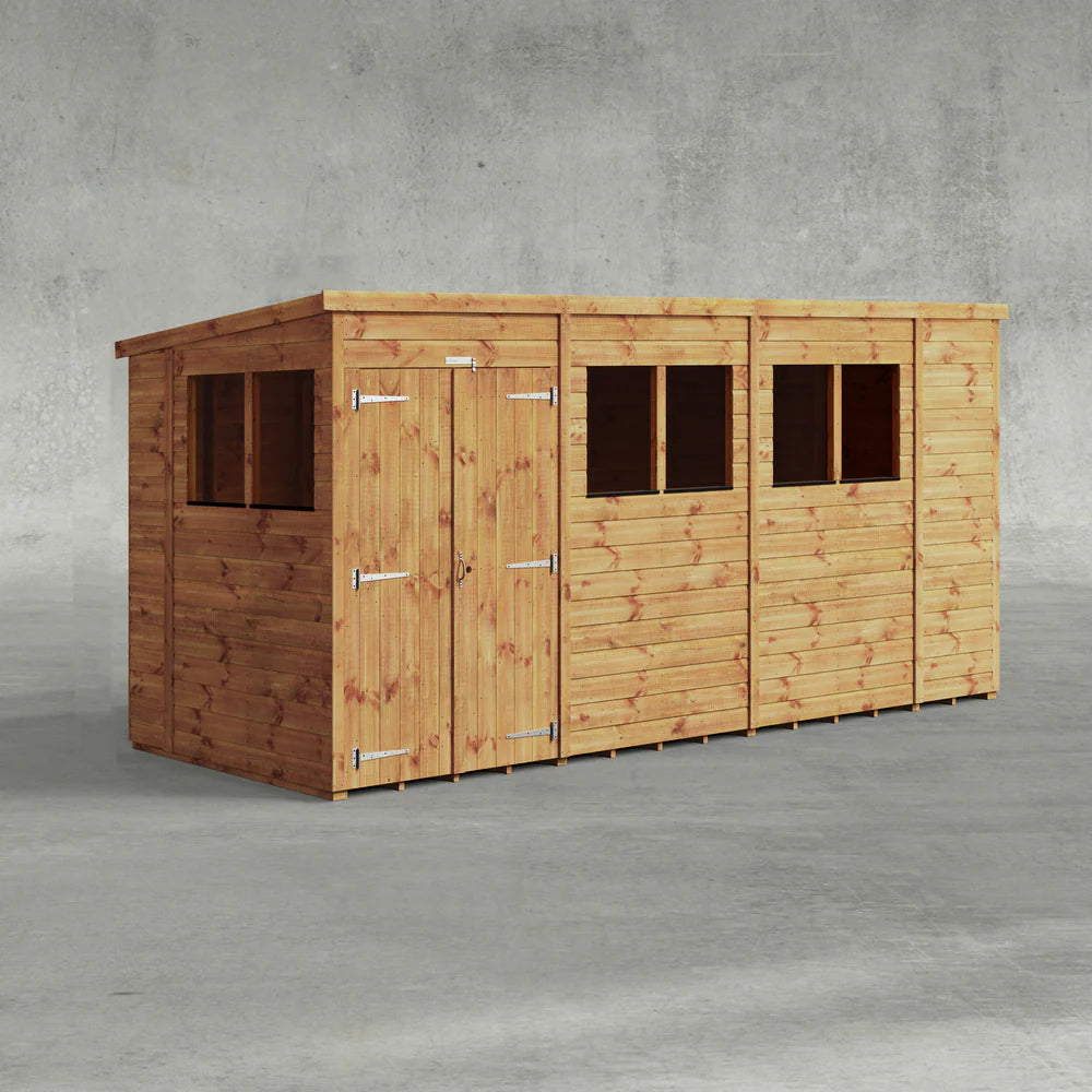 Power Shiplap Pent Sheds