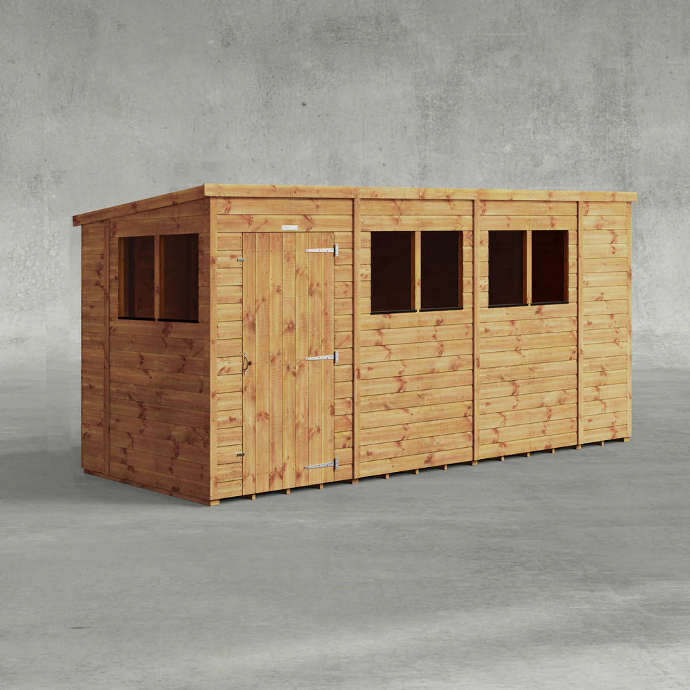 Power Shiplap Pent Sheds